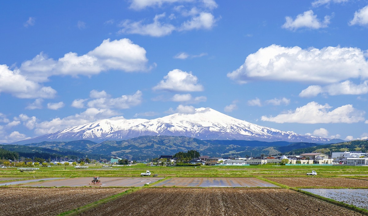 山形県酒田市　田植えの時期が近づきました